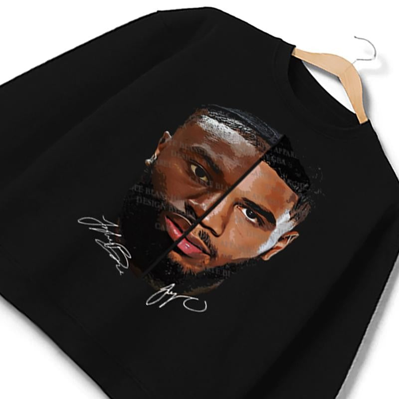 Jaylen Brown And Jason Tatum Duo T-Shirt Boston Basketball Custom Design Graphic T-Shirt
