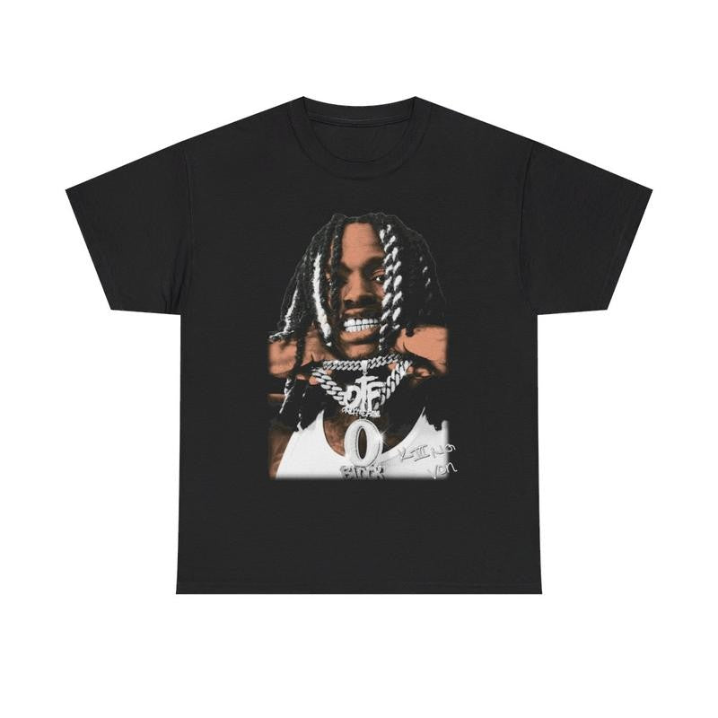 King Von T-Shirt Rap Tee Concert Merch Rare Hip Hop Graphic Print Casual Cotton Menswear Top Classic Smooth Underwear Tshirt Streetwear Crewneck Shortsleeve