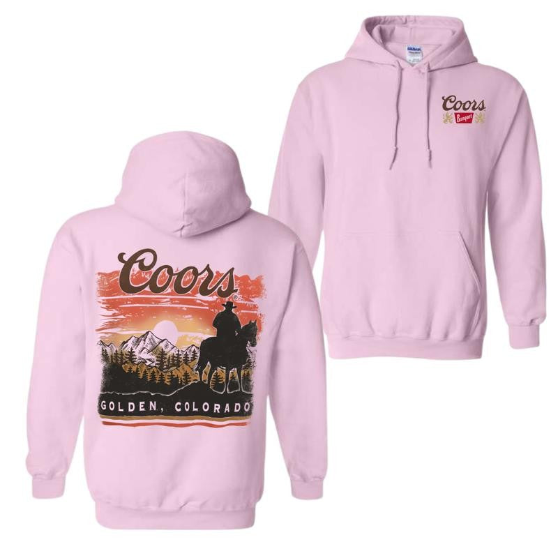 Coors Sunset in Golden Colorado Shirt, Hoodie, Sweatshirt, Unisex Shirt