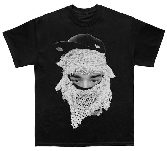 YEAT FACE MASK GRAPHIC T-SHIRT - STREETWEAR Casual Menswear Short Sleeve T-shirt