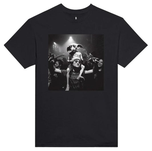 Harry Potter and Dobby Shirt, Harry Potter Funny Tee, Funny Meme Shirt, Vintage Style Shirt, Walter White Shirt, Movie Parody Shirt Round Neck Casual