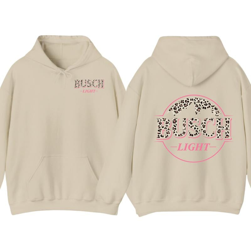 Busch Light Leopart Logo Hoodie and T-shirt, 2 side - Busch Light Hoodie, Unisex Appeal, Every Color Available, For Men & For Women Hoodie