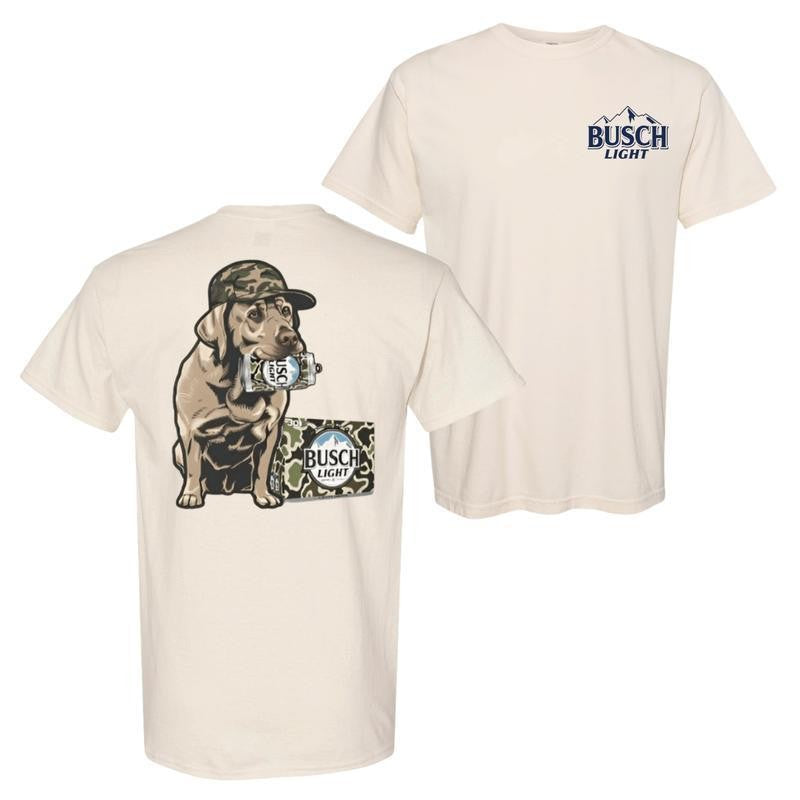 Busch Light, BUSCH LIGHT HUNTING DOG 2 Sided Hoodie, Sweatshirt, T-shirt -  Thanksgiving, Perfect for Outdoorsmen,  Unisex for Men and For Women