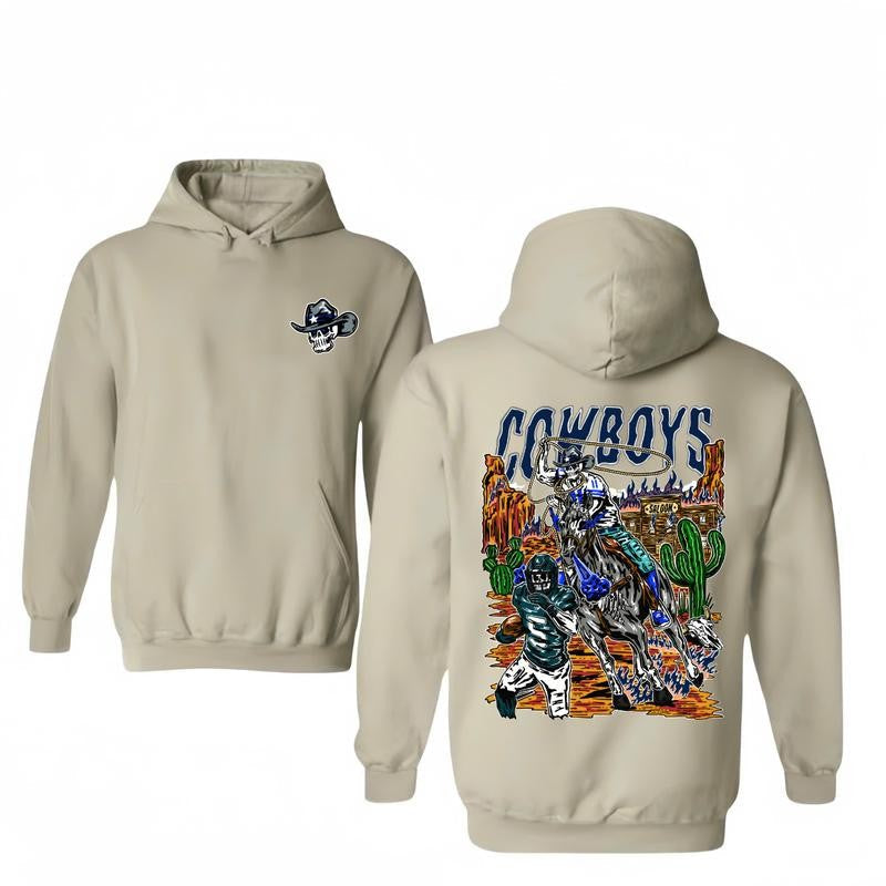 Dallas Football Limited Edition Graphic Cow boys T-shirt/Hoodie, Vintage for Men and Women, Unisex Vintage Crewneck