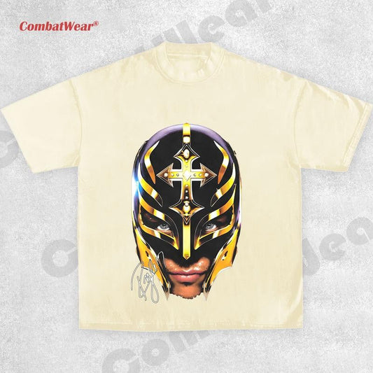 REY MYSTERIO Wrestling Graphic Tee, Sports T-shirt, Wrestling Gift, Wrestling Graphic Tee, Sports T-shirt Streetwear Crewneck Clothing