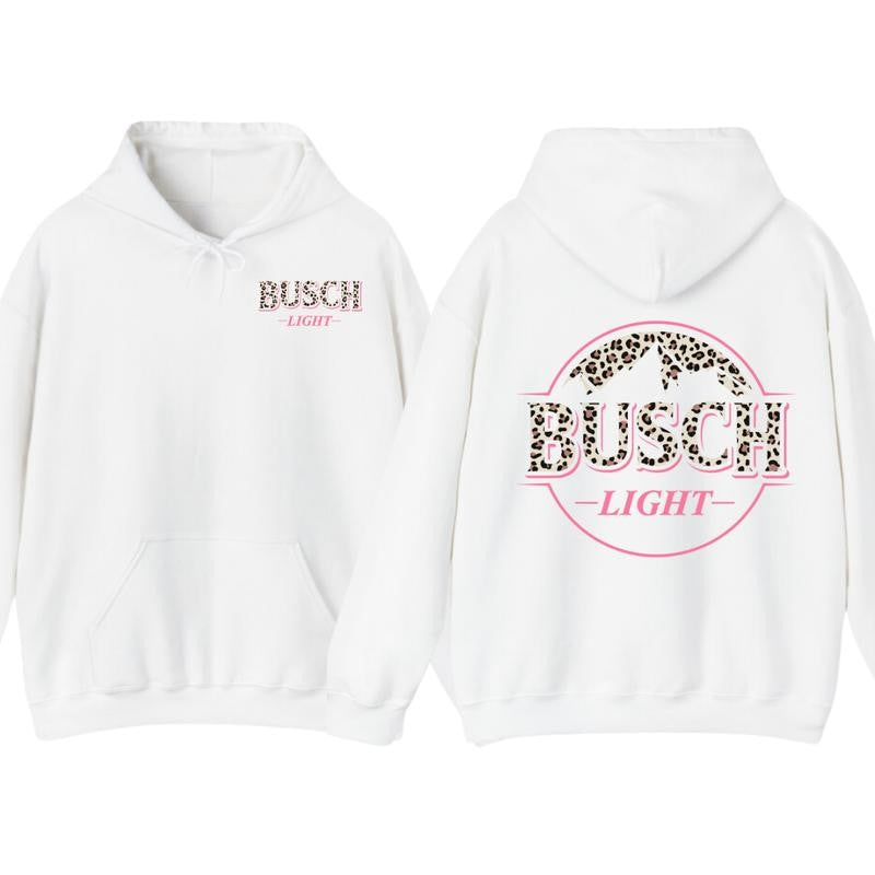 Busch Light Leopart Logo Hoodie and T-shirt, 2 side - Busch Light Hoodie, Unisex Appeal, Every Color Available, For Men & For Women Hoodie