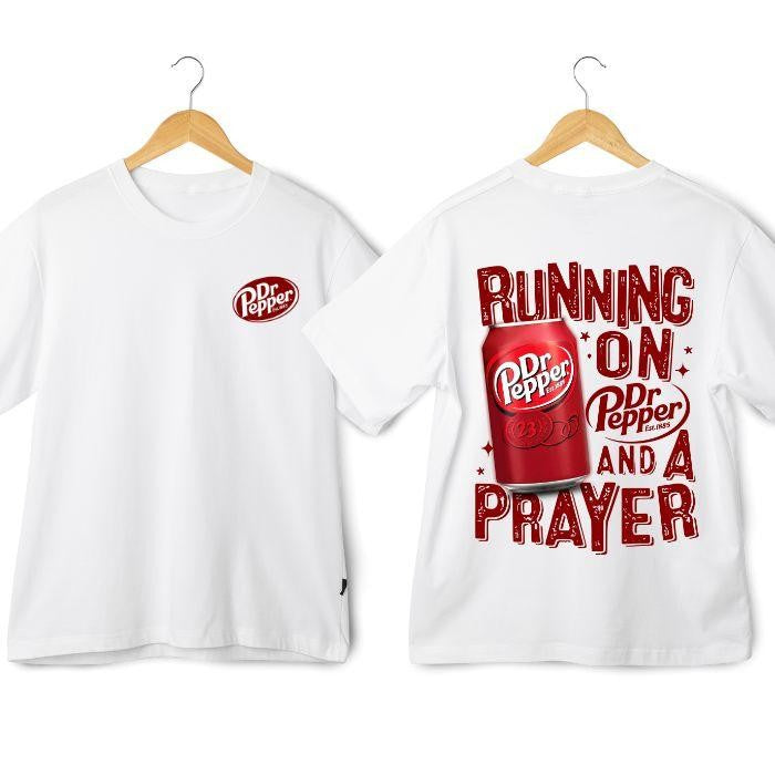 [Sale Up To 65%] Running On Dr.Pepper And A Prayer Unisex Hoodie/ T-Shirt/ Sweatshirt, Vintage Shirt, Hot Trend, For Men, For Women hoodie