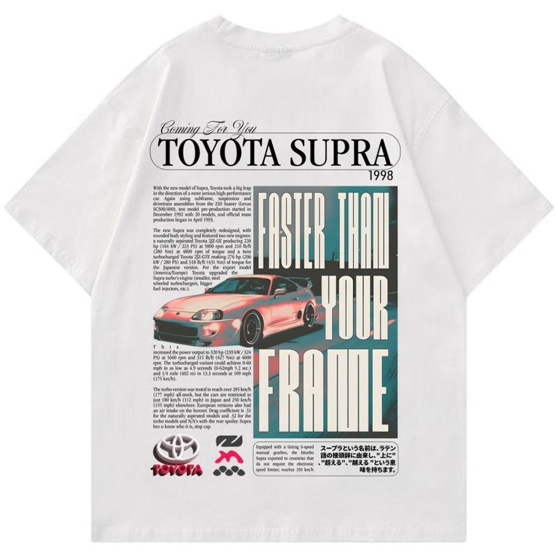 Vintage Toyota Supra Unisex T-shirt, JDM T-shirt, JDM Car Enthusiast T-shirt, Street Racing Shirt, Vintage Car Shirt men  gifts