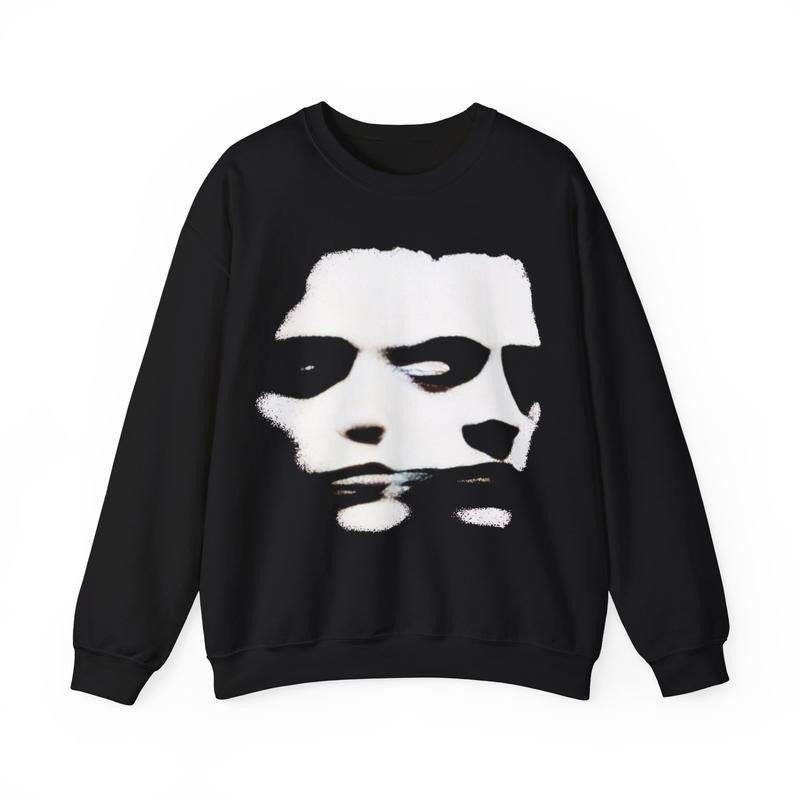 2Face Echo Heavy Blend Sweater HipHop Styled Casual Streetwear 90s Vintage Retro Outerwear Crewneck Classic Cotton Menswear Sweatshirt Comfy