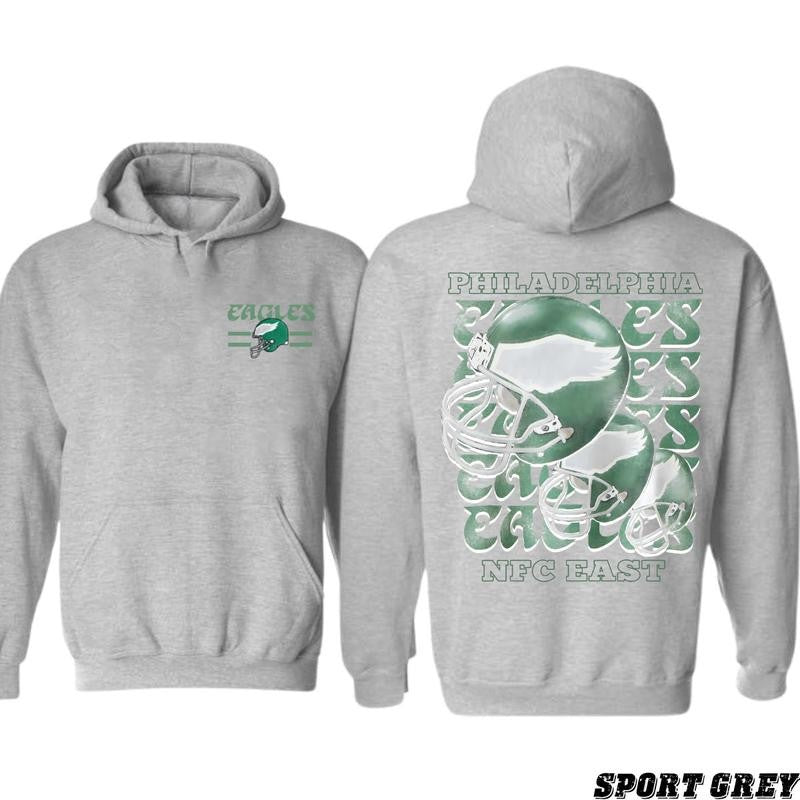 Hoodie Vintage Philadephias Football Hoodie Eagles T-Shirt/Hoodie Vintage for Men and Women, Unisex Workwear Tee - Casual, Menswear