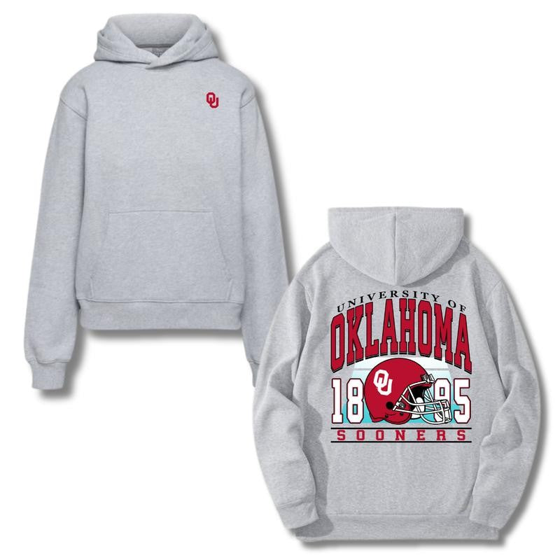 [BIG DEAL]Vintage Oklahoma Sooners Football 2 Side Hoodie & Sweatshirt, Unisex Hoodie & Sweatshirt, Vintage Hoodie & Sweatshirt