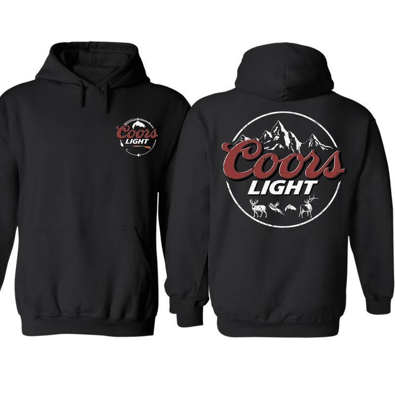 Coors Light Hunting Hoodie Full Color, Coors Light Hunting Season Sweatshirt, Unisex Casual Crewneck Beer Lover Shirt For Men & Women, Hunter Menswear
