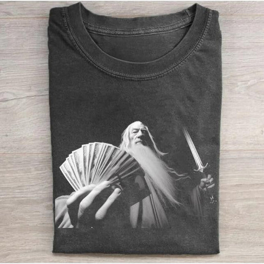 Funny Harry Potter Dumbledore With Money Magic Movies, Unisex Meme Shirt, Funny Harry Potter Shirt, Menswear, Hoodie, Sweatshirt