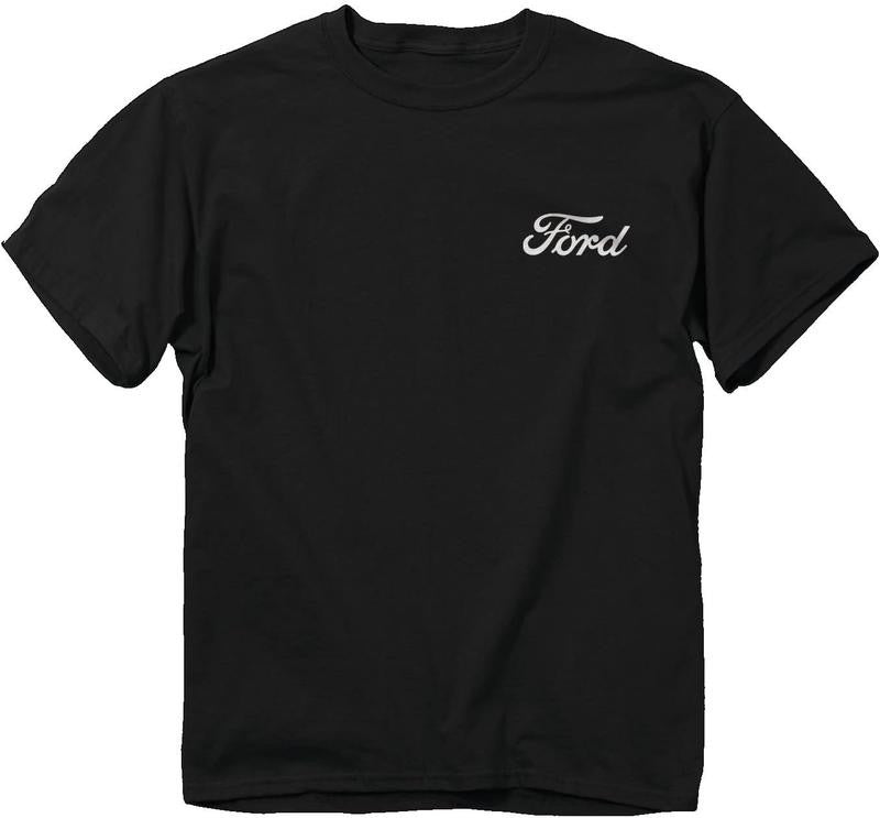 Buck Wear Ford F-150 Pickup Truck Let Freedom Roll American Flag Black T-shirt, Casual Yet Stylish Attire, Menswear Top, Classic Cotton, Unisex