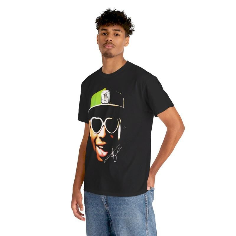 Tyler Inspired Vintage Graphic Tee Hip Hop Rap Fan Shirt Streetwear Y2k Vibes Casual Classic Cotton Menswear Retro T-Shirt Top Comfy Tshirt Shortsleeve Crewneck