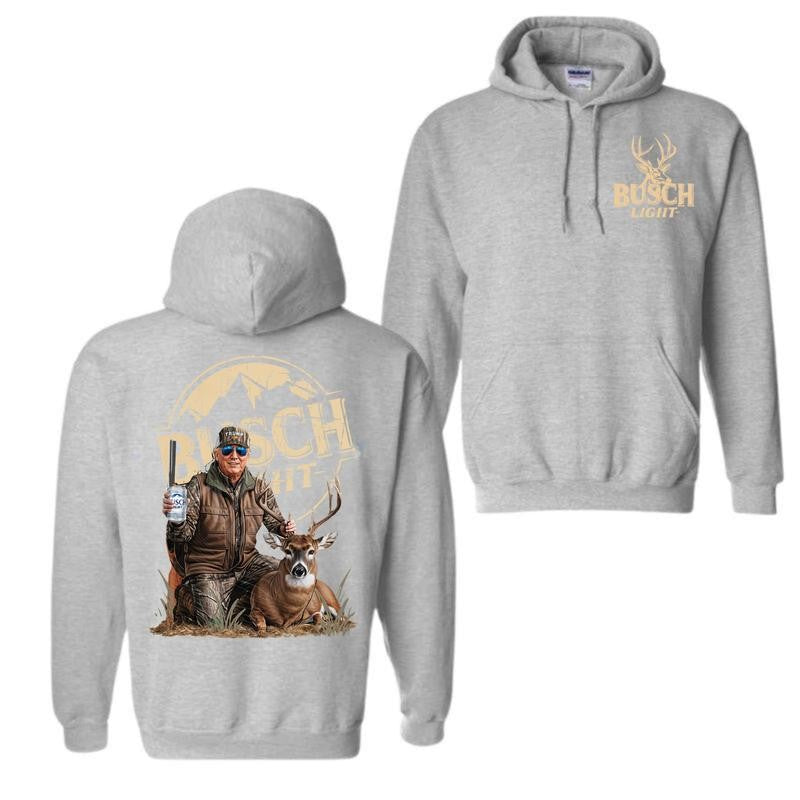 Busch Light Christmas Dog 2 Siders Hoodies, Christmas Hoodies, Perfect For Beer Lovers, Unisex for Men and For Women Classic Cotton