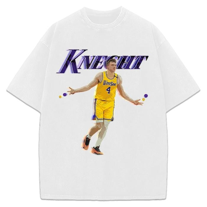 Dalton Knecht Graphic Tee Westside Knecht 4 Basketball Los Angeles T-Shirt