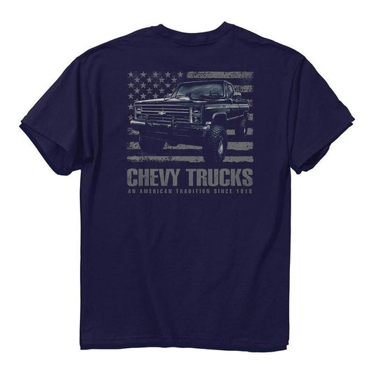 Chevrolet - American Tradition T-shirt, Inclusive Clothing Options, Transition From Gym To Street With Ease, Menswear Top, Unisex Cotton Classic