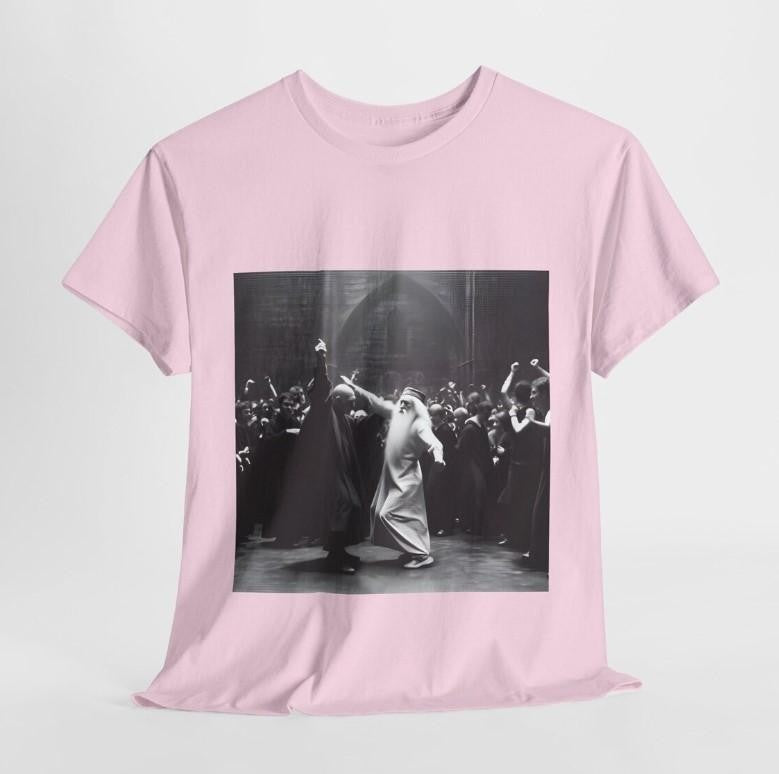 Dumbledore and Voldemort Dancing Unisex Cotton T Shirt, Humorous Hogwarts Print Graphic Tee, Harry Potter Meme Shirt, Rave T Shirt, Casual Round Neck
