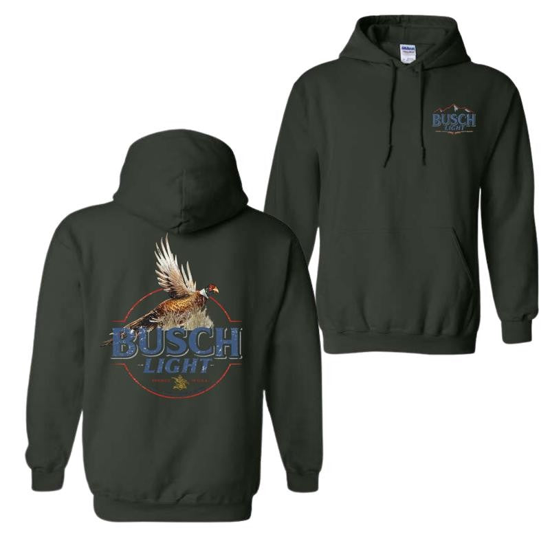 Busch Light Pheasant Hoodie, Busch Light Hunting Shirt, Beer Shirt, Hunting Shirt, Gifts for Him, Holiday Gift Ideas