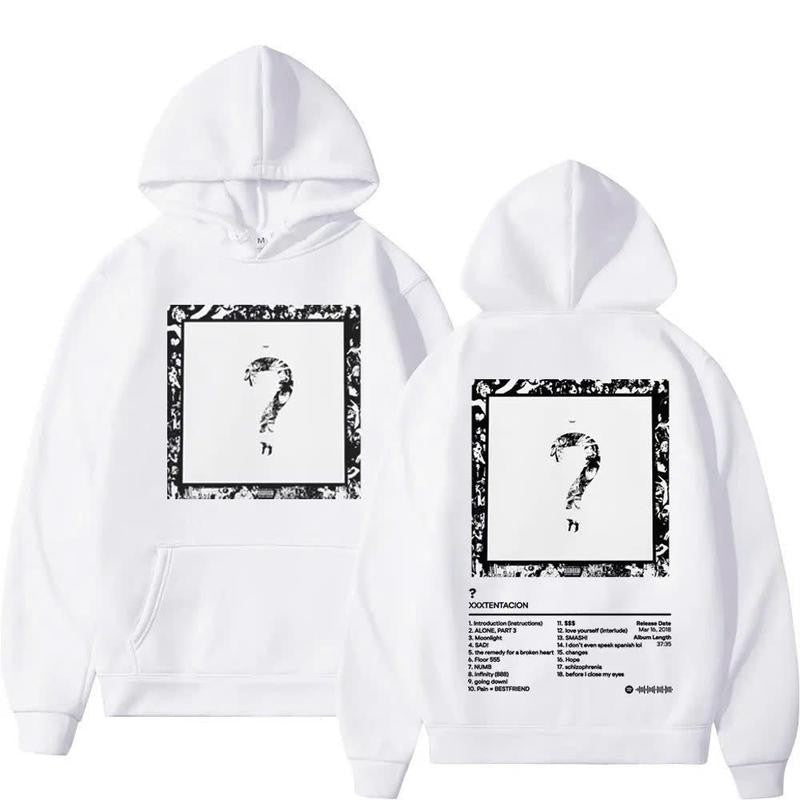 Xxxtentacion Unisex Blend Hoodie, High Quality Cotton And Polyester Frabic Crewneck Menswear