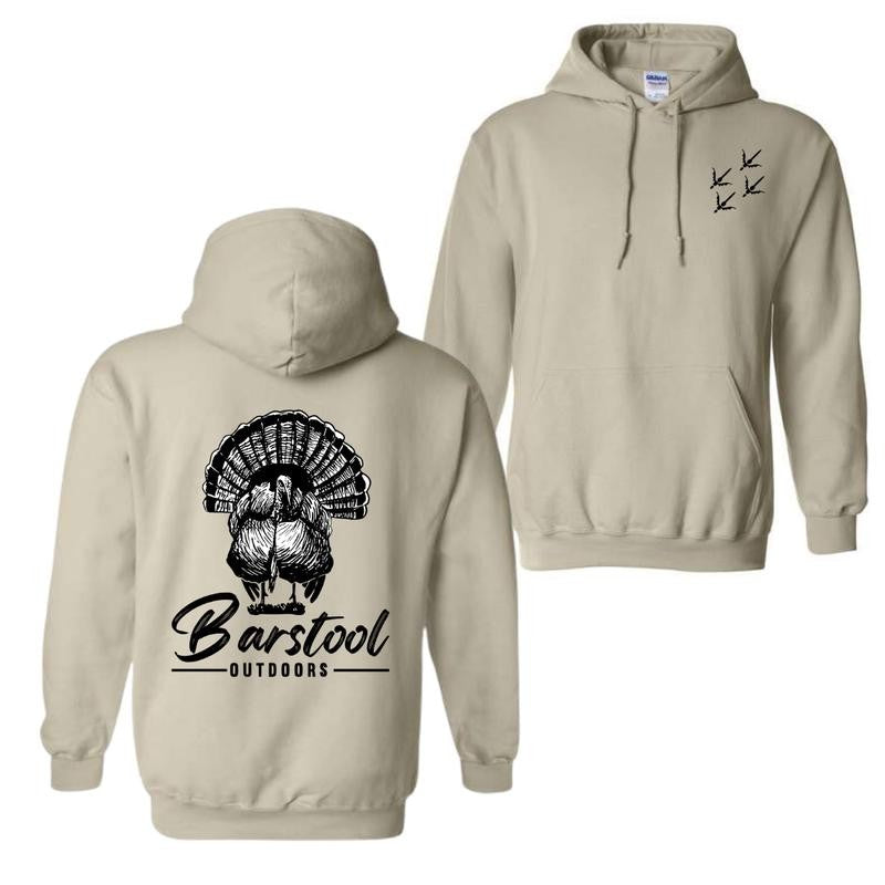 Barstool Outdoors Turkey Pocket Hoodie, Gift For Men And Women, Trendy Hoodie
