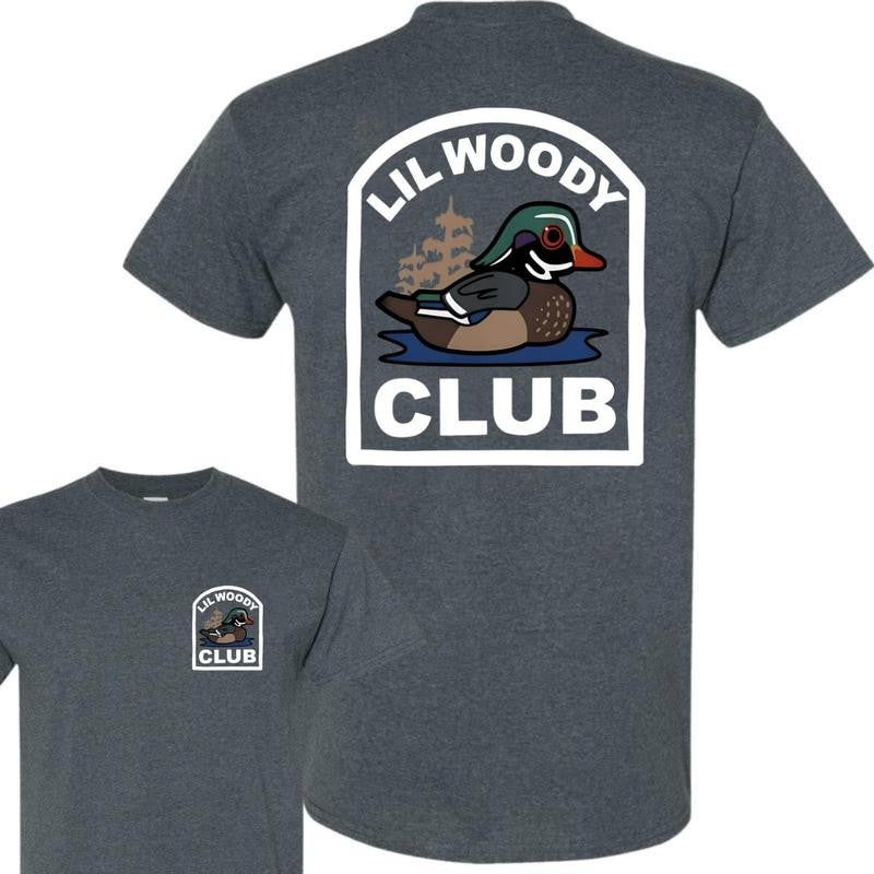 Lil Woody Club Unisex T-Shirt, Lil Gents Making Dents Cotton Tee, Funny Bird, Full Colors, For Men, For Women