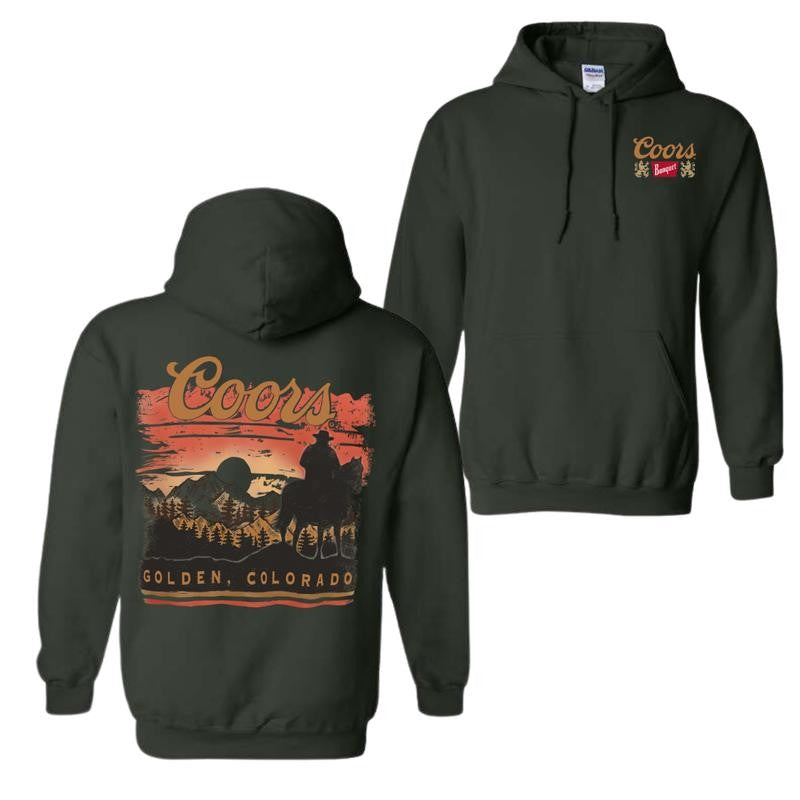 Coors Sunset in Golden Colorado Shirt, Hoodie, Sweatshirt, Unisex Shirt