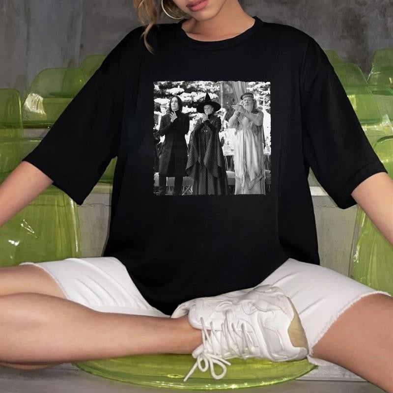 HP Professors In Paradise, Rest In Peace McGonagall Professor, Albus Dumbledore Professor, Severus Snape Professor Unisex Shirt Cotton Relaxed Fit, Dame Maggie Smith T-Shirt, Harry Sweatshirt Hoodie