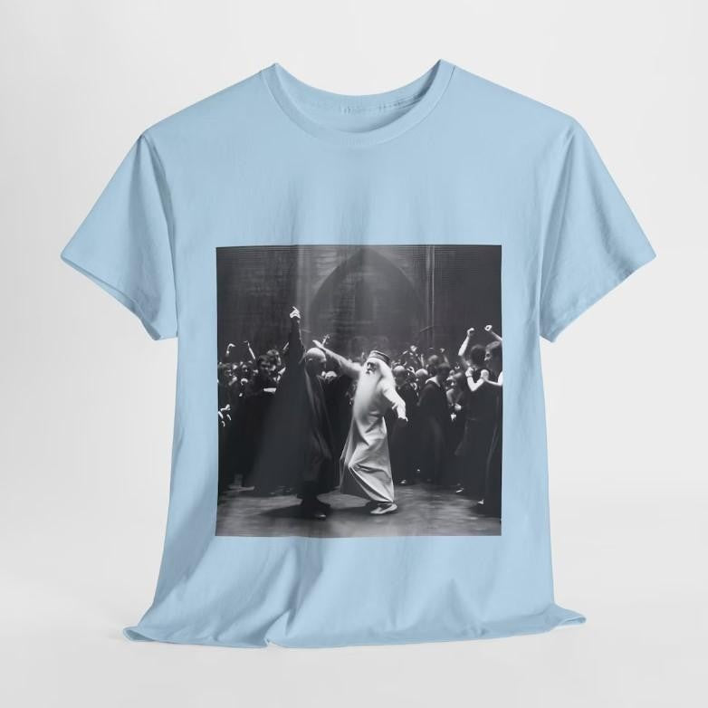 Dumbledore and Voldemort Dancing Unisex Cotton T Shirt, Humorous Hogwarts Print Graphic Tee, Harry Potter Meme Shirt, Rave T Shirt, Casual Round Neck
