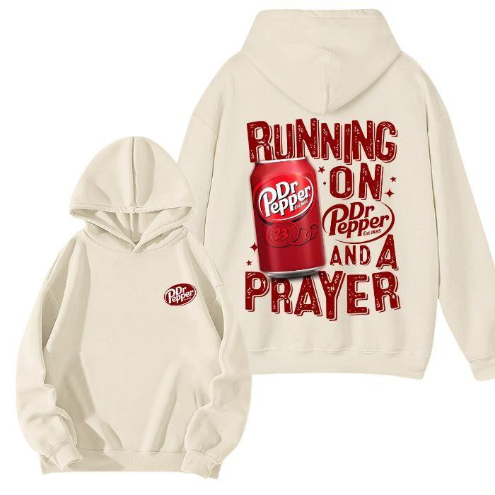 [Sale Up To 65%] Running On Dr.Pepper And A Prayer Unisex Hoodie/ T-Shirt/ Sweatshirt, Vintage Shirt, Hot Trend, For Men, For Women hoodie
