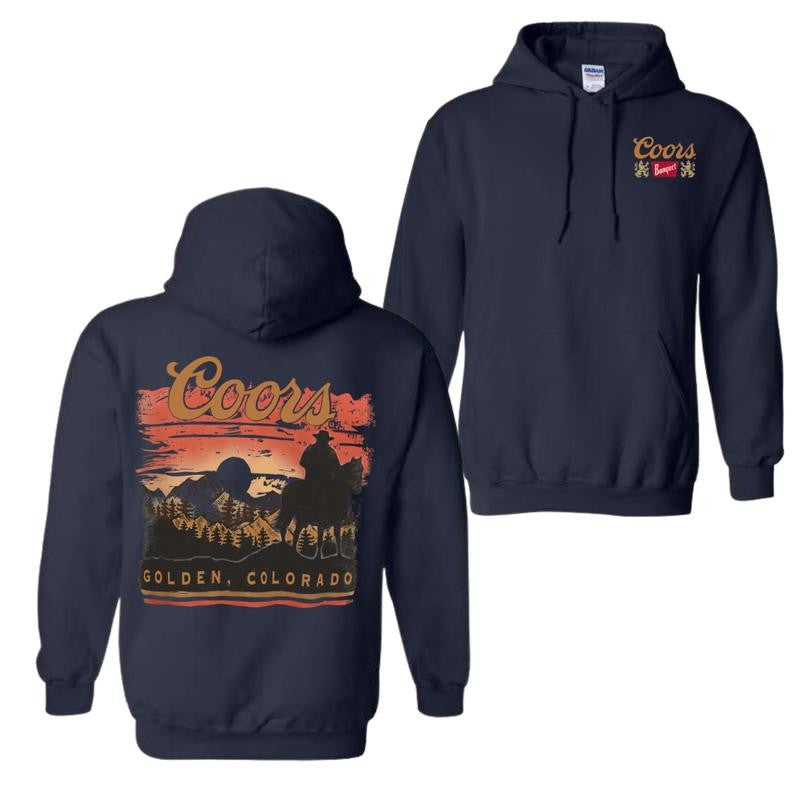 Coors Sunset in Golden Colorado Shirt, Hoodie, Sweatshirt, Unisex Shirt