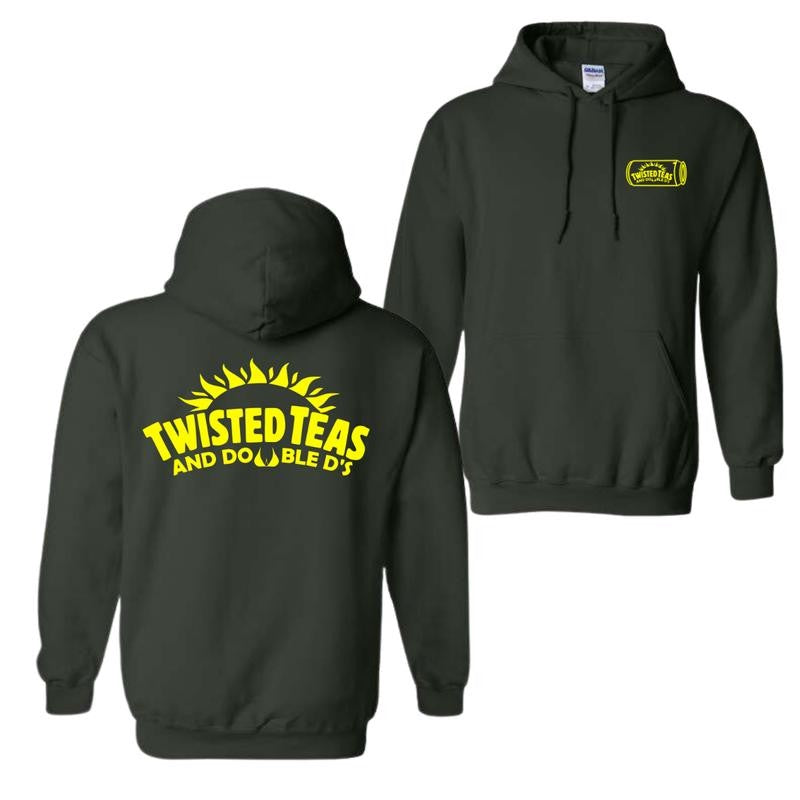 Twisted Teas and Double D's Hoodie, Unisex Hoodie, Ful Color T-Shirt, For Men, For Women