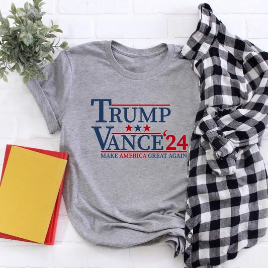 Trump Vance Shirt, President T-shirt, Matching Trump Supporter Tee, Unisex Political 2024 Shirt, Gift For Republican, Election 2024 Tee.