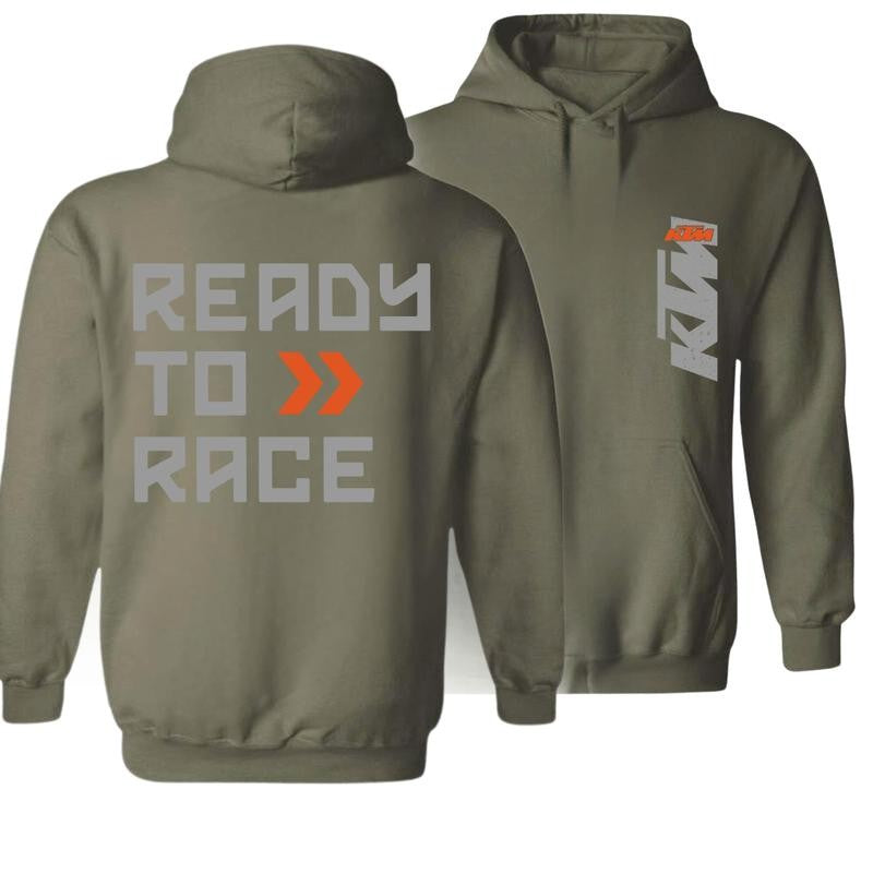 KTM Ready to Race 2 Side T-shirt/Hoodie Vintage for Men and Women, Unisex Vintage Crewneck Tee - Casual, Menswear