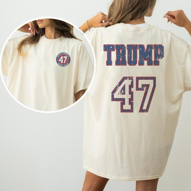Trump 47 47th President shirt, Trump Support Unisex shirt, Election 2024 tee, Daddy's home shirt