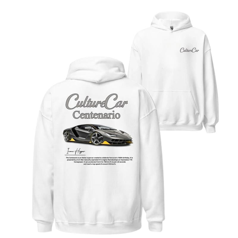 Lamborghini Centenario T-shirt, Hoodie, Sweater, Car Enthusiast Shirt, Car Clothing, Unisex, Vintage car shirt