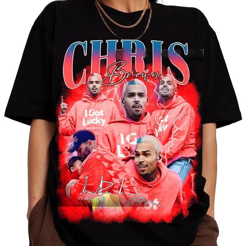 Chr1s Br0wn 90s Style Graphic Shirt, Bre3zy Fans Gifts