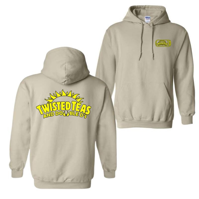 Twisted Teas and Double D's Hoodie, Unisex Hoodie, Ful Color T-Shirt, For Men, For Women