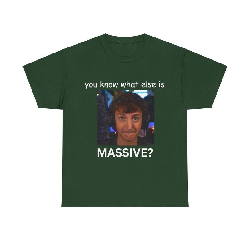 You Know What Else is Massive? - Low Taper Fade Meme T-Shirt - Ninja -  Funny Shirt, Meme Shirt, Trendy shirt, Fortnite Cotton Classic Menswear Tee