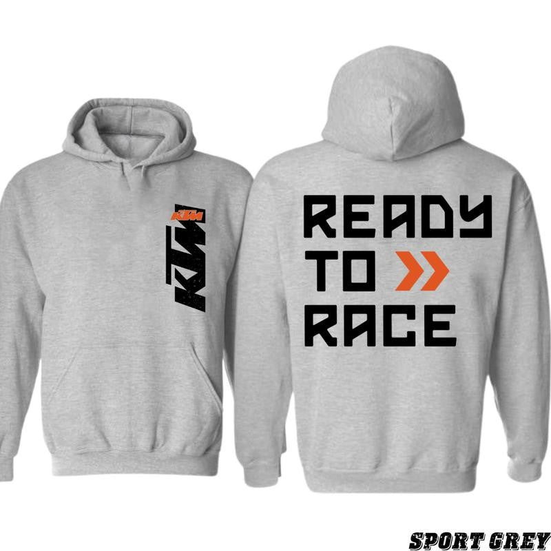 KTM Ready to Race 2 Side T-shirt/Hoodie Vintage for Men and Women, Unisex Vintage Crewneck Tee - Casual, Menswear