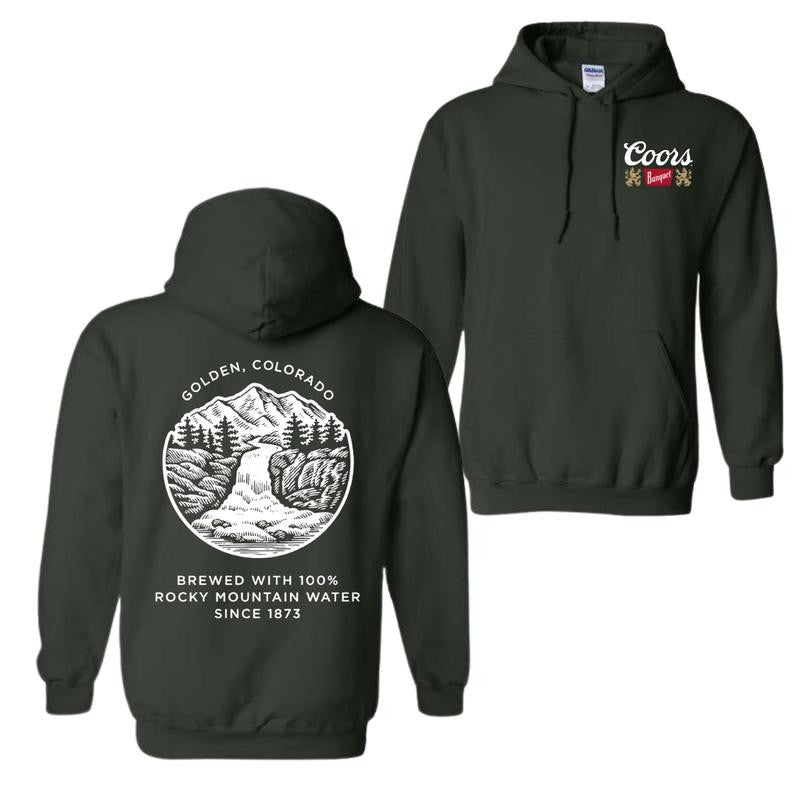Coors Banquet Beer Golden Colorado Hoodie, Unisex Hoodie, For Men, For Women