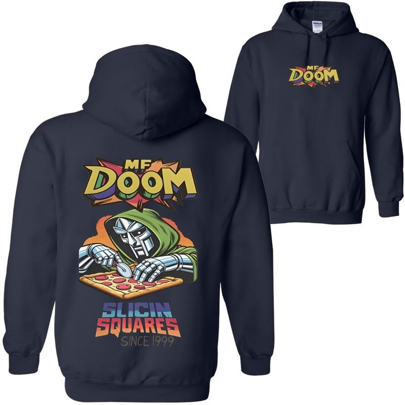 MF DOOM Hoodie Comic Vintage Style Hiphop T-Shirt/Hoodie Vintage for Men and Women, Unisex Vintage Crewneck Tee - Casual, Menswear