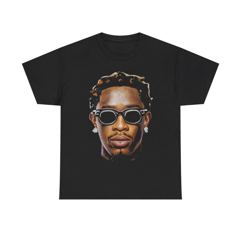 Free Thugga Y2k 90s Hip-Hop Vibes Heavy Cotton Graphic T-Shirt Tshirt Shirt HipHop Rap Tee Casual Menswear Retro Top Vintage Classic Comfy Smooth Underwear Man Streetwear Oversized Day