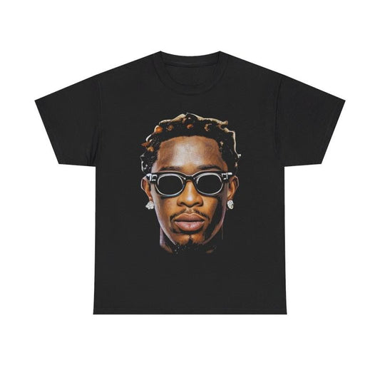 Free Thugga Y2k 90s Hip-Hop Vibes Heavy Cotton Graphic T-Shirt Tshirt Shirt HipHop Rap Tee Casual Menswear Retro Top Vintage Classic Comfy Smooth Underwear Man Streetwear Oversized Day