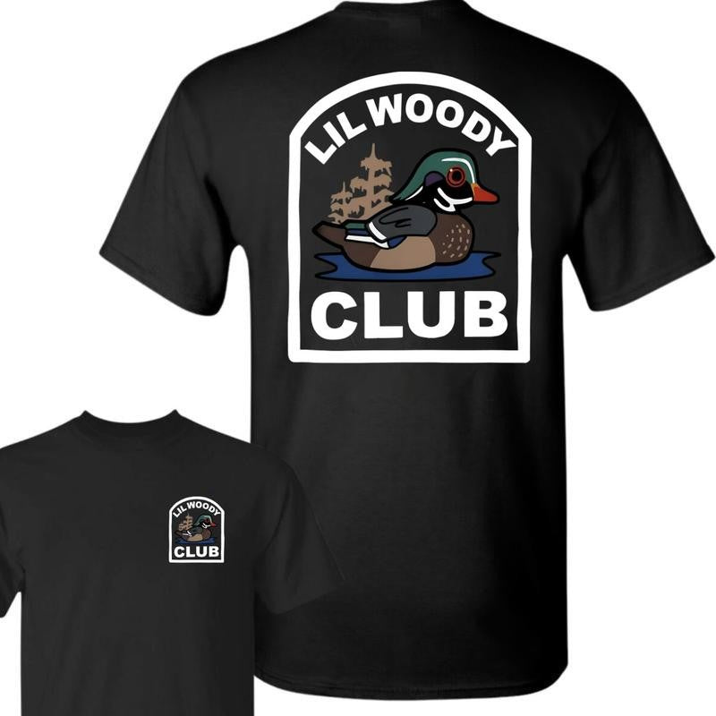 Lil Woody Club Unisex T-Shirt, Lil Gents Making Dents Cotton Tee, Funny Bird, Full Colors, For Men, For Women