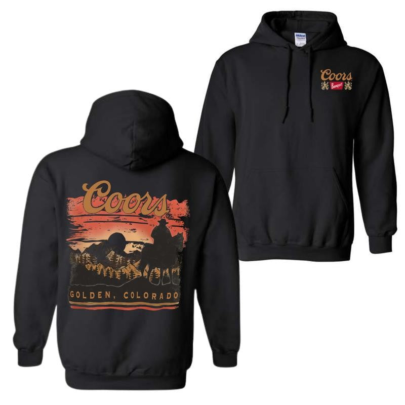 Coors Sunset in Golden Colorado Shirt, Hoodie, Sweatshirt, Unisex Shirt