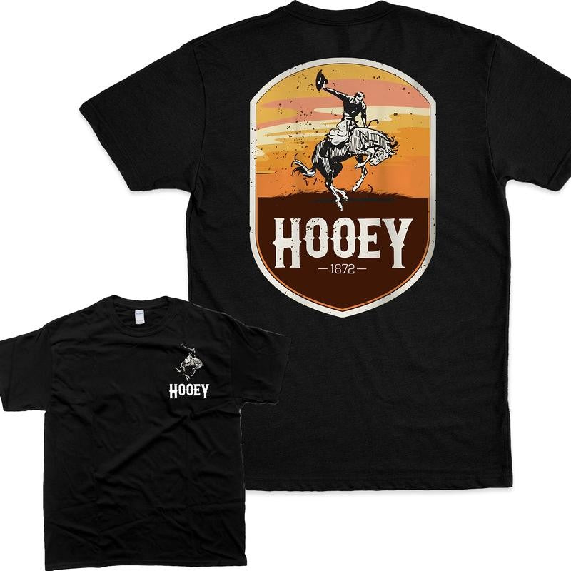 [Sale Up To 60%] Hooey Mens Cheyene Graphic Teal T-Shirt 2 Sides T-Shirt, Graphic T-Shirt, Vintage Style, Retro Outfit, For Men, For Women