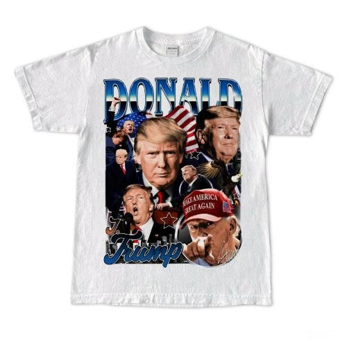 Donald Trump 2024 90s Vintage Bootleg Style T-Shirt, Classic Retro Graphic Unisex Tee Gift For Men and Women