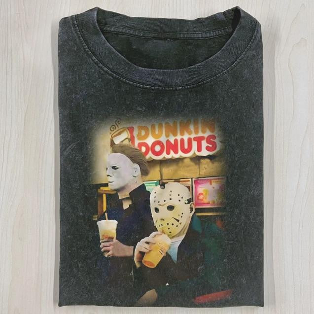 JASON MICHEAL MYERS SHIRT, Jason Voorhees, Michael Myers, Horror Movie Shirt, Horror Character, Funny Halloween Shirt, Unisex T-Shirt, Gift For Men Women